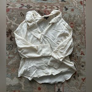 Massimo Dutti Off-White Knit Top